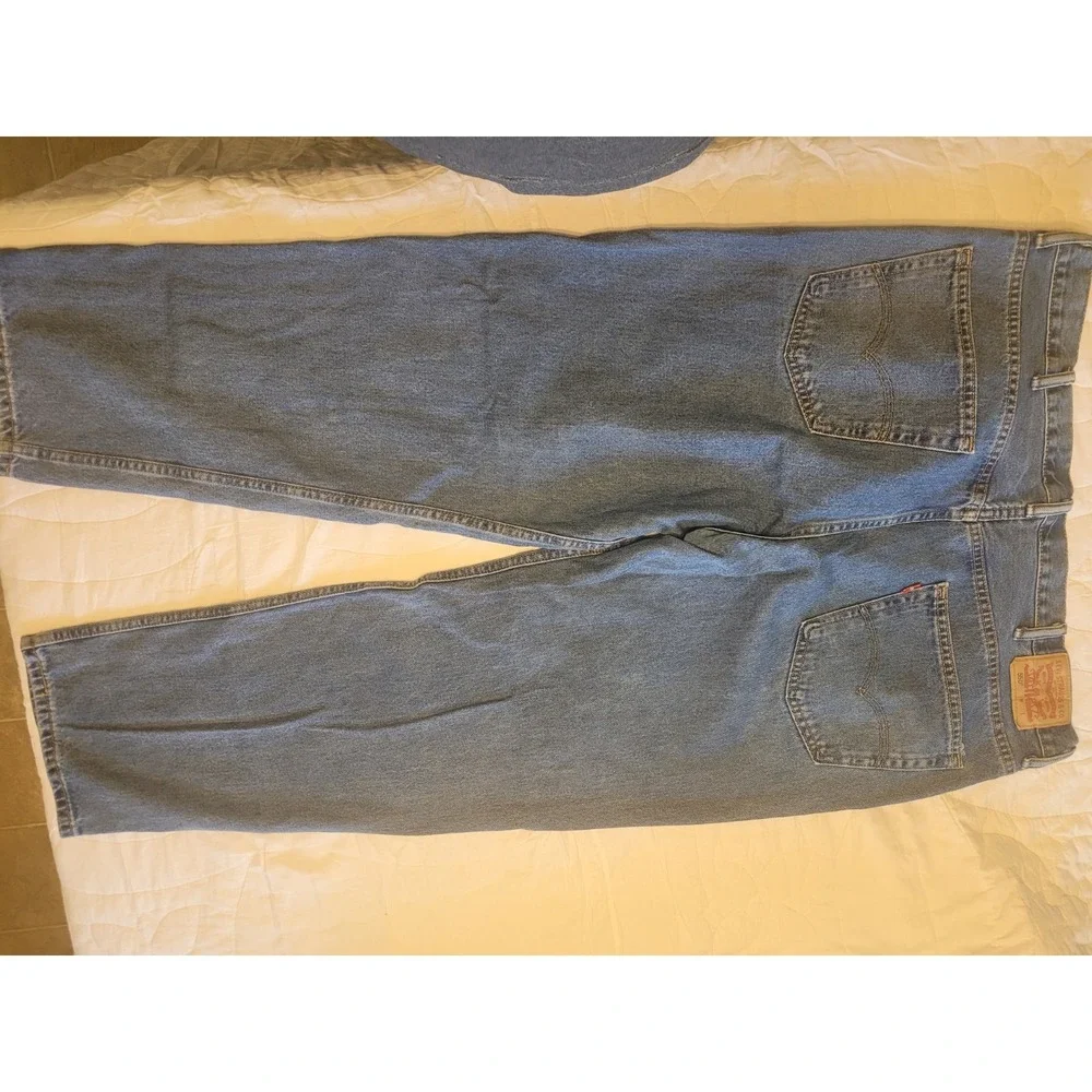 Levis 550 Red Tab 44x32 relaxed Medium Wash Straight Leg mens‎